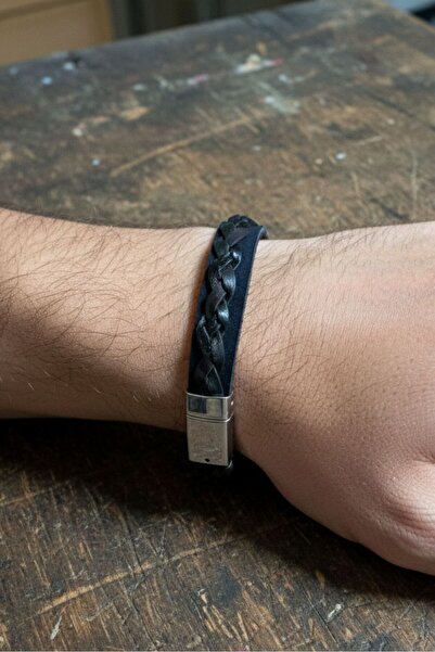 Uretti - Ali 7128 4230 Leather Black Bracelet