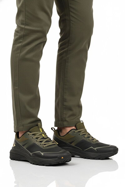 HUMTTO Black Lace-Up Men's Outdoor Shoes
