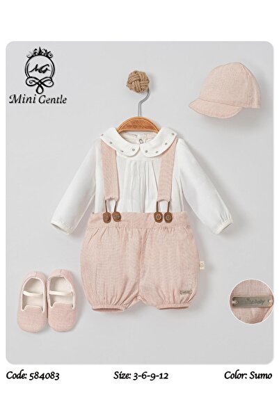 Baby shine طقم سالوبيت شورت للجنسين تركي قطني100%- 4قطع