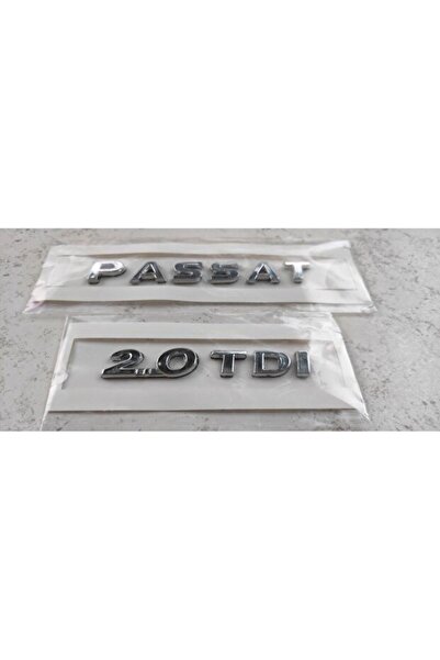 restinal VW Passat B7 B8 CC 2.0 TDI Bagaj Yazısı Logo Amblem Arka Bagaj Yazı ...