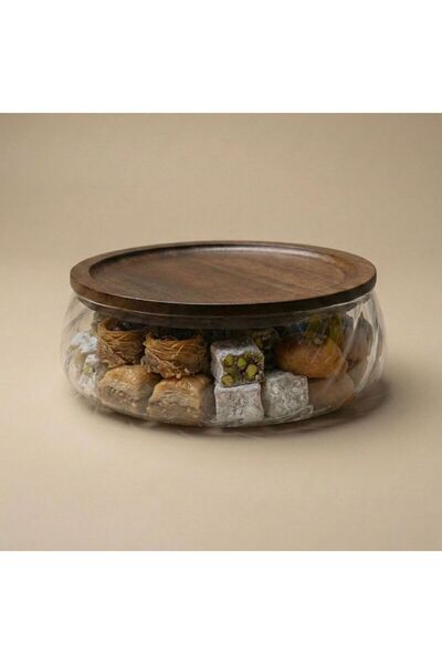 MİEN orjinal akasya kapaklı salata kasesi