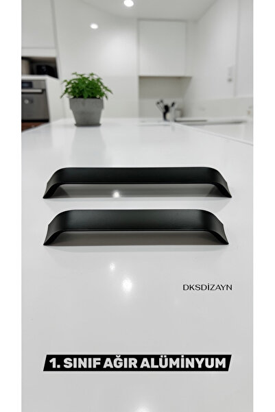 DKSDİZAYN Saray Kulp 1. Sınıf Ağır Alüminyum Kulp Mobilya Çekmece Mutfak Dola...