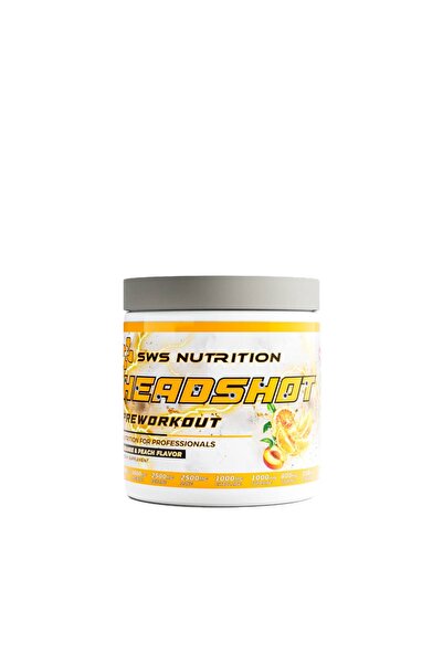 Swiss Nutrition Headshot Pre Workout Portakal Şeftali 255 gr 15 Servis Prewor...