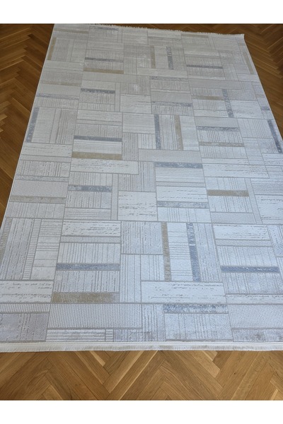 ANUTYA HOME Multi Renk Bambu Akrilik Yumuşak Modern Özel Kesim Salon Koridor ...