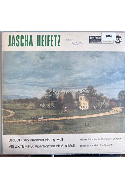 Jascha Heifetz - ORİJİNAL DÖNEM BASKI MÜZİK PLAKLARI