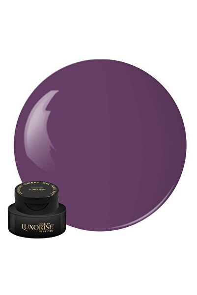 LUXORISE Gel UV Nail Art Babyboomer Cushion Ombre Velvet - Glossy Plum, 2ml