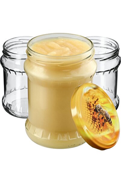 KADAX Borcan pentru conservare cu capac filetat, 82 mm, 500 ml, 8 buc.