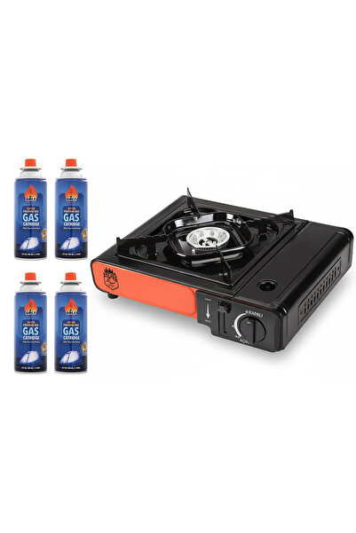 Onetick Fischer Tekli Portatif Çantalı Kamp ve Piknik Ocağı Stop Emniyetli 4 ...