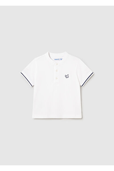 MAYORAL Baby Boy Mandarin Collar T-Shirt 1106
