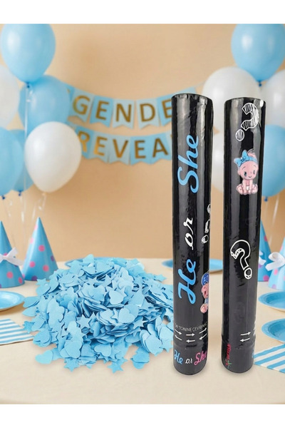 Hurma Kervanı Cinsiyet Öğrenme Partisi Konfeti Sürpriz Konfeti 1 Adet