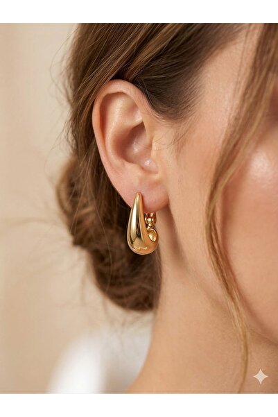ESRADA 3S Hallow Oval Earrings
