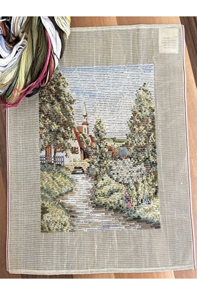 ÇeşitPınarı Martin Winkler Teğel Baskılı Goblen Tablo Manzara Temalı