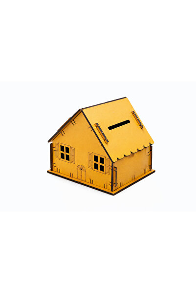 YAHO OYUNCAĞIN DOĞAL HALİ Ahşap Ev Kumbara