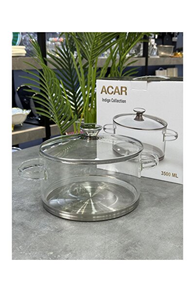 Doğudeko Induction Base Glass Pot 3.5 Liters