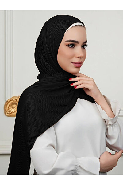 Take Two By Styli Black Textured Hijab