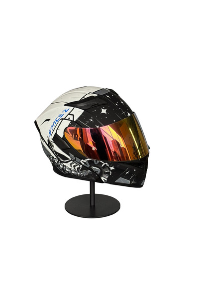 scharf 902 Çene Açılır Motosiklet Kaskı – Güneş Gözlüklü (RosePink Vizörlü) W...