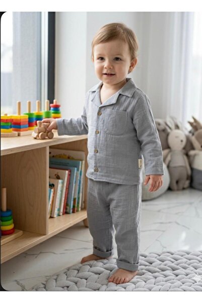 Zelhankids Boy's 2-Piece Muslin Set