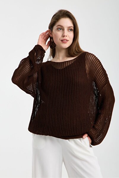 sumoda Women's Knitwear Sweater Mercerized Mesh Thin Knitwear Knitted Spring ...