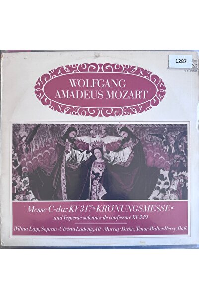 Mozart - ORİJİNAL DÖNEM BASKI MÜZİK PLAKLARI