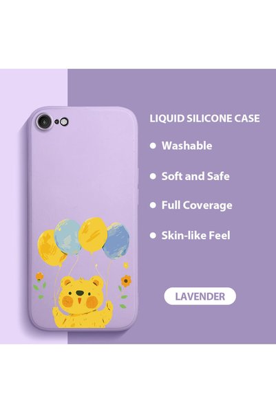 CASEVIBE iPhone 7/8/Se 2020 2022 Compatible Balloon Bear Patterned , High Qua...