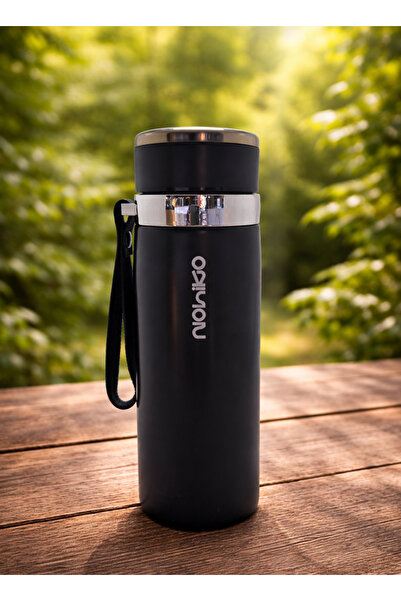 Nohiko Tea Thermos with Filter 600 ml Steel Thermos Herbal Tea Thermos