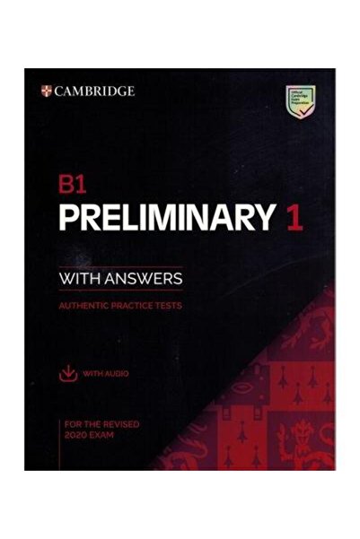 Cambridge B1 Preliminary 1 for the Revised 2020 Exam Student