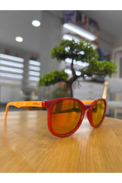 optimaoptik 5 Yıldızlı Sarı Kırmızı Çocuk Güneş Gözlük