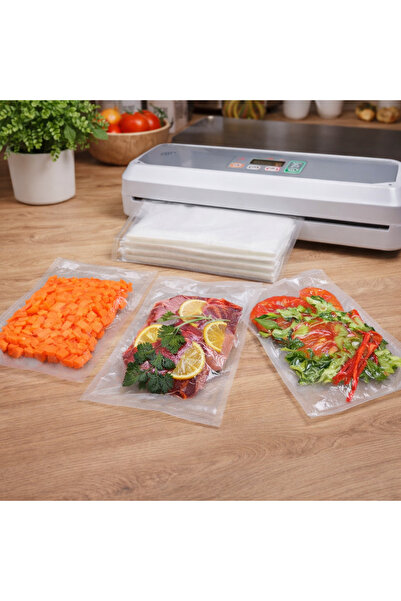 ideal STORE Set de 50 de pungi vidate pentru alimente 20x30 cm