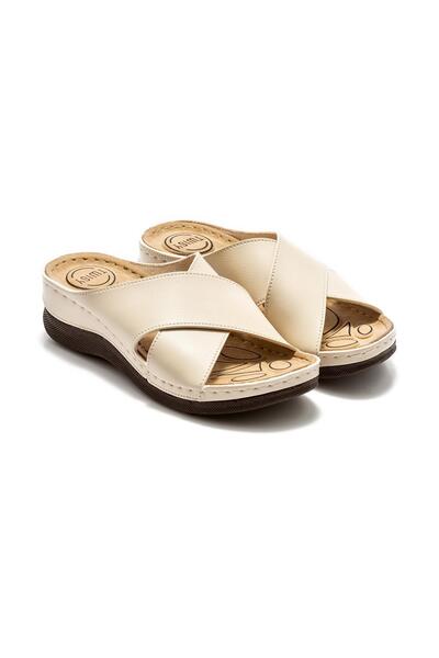 Twigy Tw Duygu Beige Women's Slippers 36/40