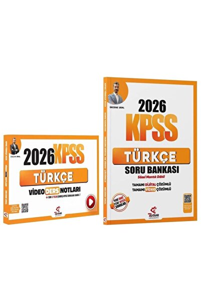 Tekrar Akademi Yayınları Tekrar Akademi 2026 KPSS Türkçe Video Ders Notları +...