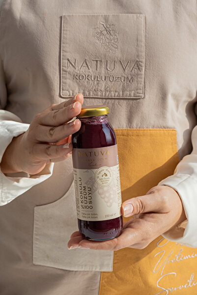 NATUVA KOKULU ÜZÜM KARADENİZ 2'li %100 Kokulu Üzüm Suyu 250 ML Şekersiz