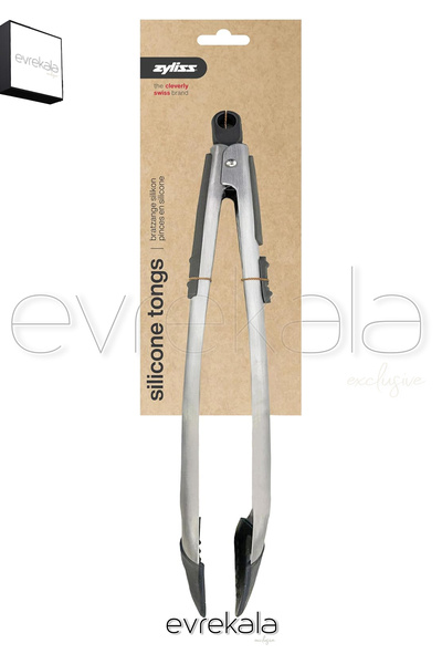 ZYLISS Evrekala Silicone Tongs Heat Resistant Long Tongs - Authorized Evrekala-