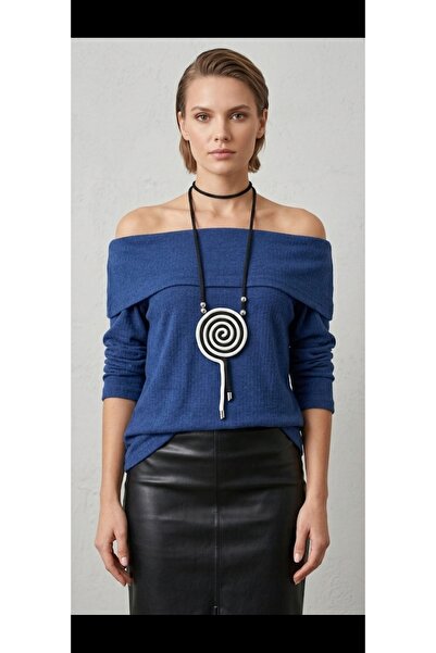 MODELİST Madonna Collar Floral Soft Bluz