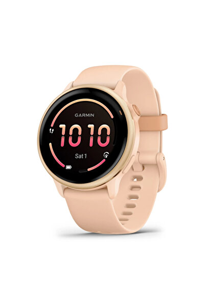 Garmin Έξυπνο ρολόι vivoactive 6, GPS, 42mm, λουράκι σιλικόνης, Ροζ Αυγή/Π. Α...