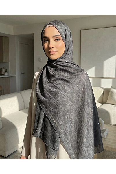 Elit Scarf TAŞLI AEROBİN ŞAL-Antrasi.t