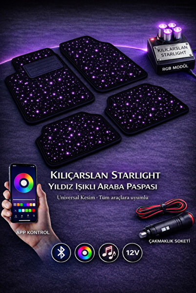 KILIÇARSLAN STARLIGHT Starlight Yıldız Işıklı TOGG T10X T10F Araba Paspası