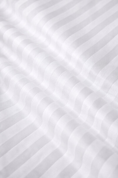Set de in de pat damasc 4 piese 180x200 cu elastic +25 cm suplimentar, bumbac hotelier, fețe de pernă 55x80 miniatura 2