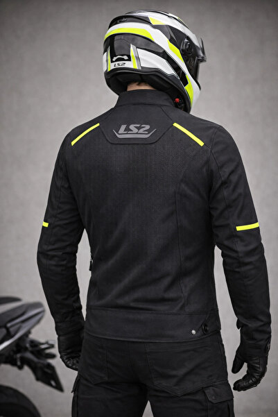 LS2 BREEZE MONT SİYAH-NEON SARI