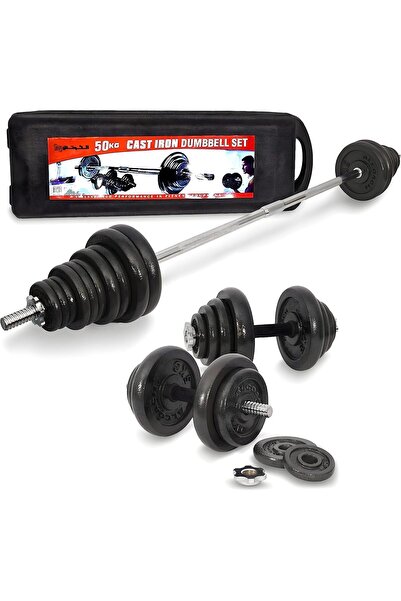 Alcoach Adjustable dumbbell set from Coach with solid dumbbell handles that c...