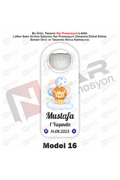 Nar Promosyon 30 Adet Mıknatıslı Dik, Uzun Açacak Magnet - Ambalaj Hediyeli -...
