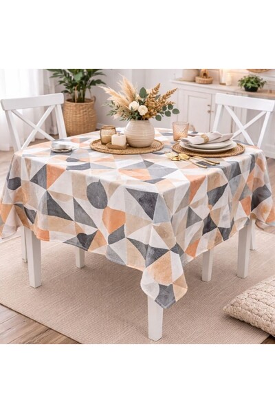 Pucioasa Teflon tablecloth 160x320 cm, Geometric