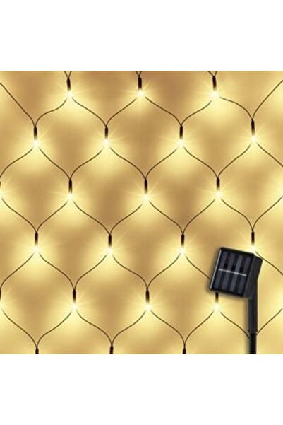 Zet Instalație de iluminat solar cu 120 de becuri LED cu program de 2 m - Alb...