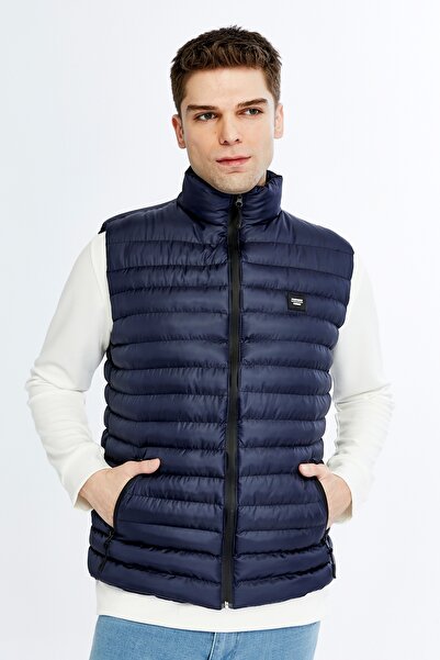 trender Men's Vest 01 Navy Blue