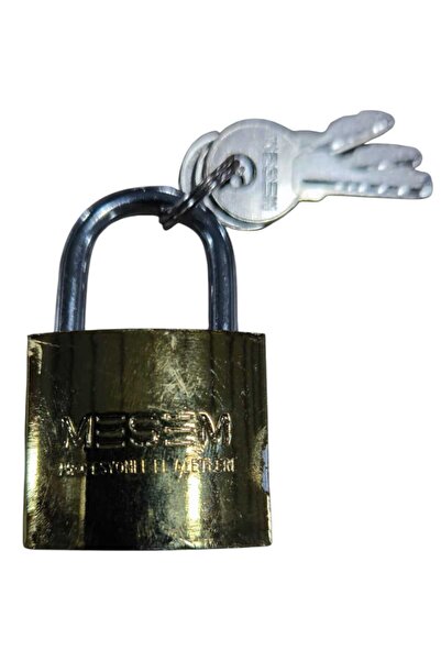 Meşem Asma Ki̇li̇t Sari Kisa 32 mm