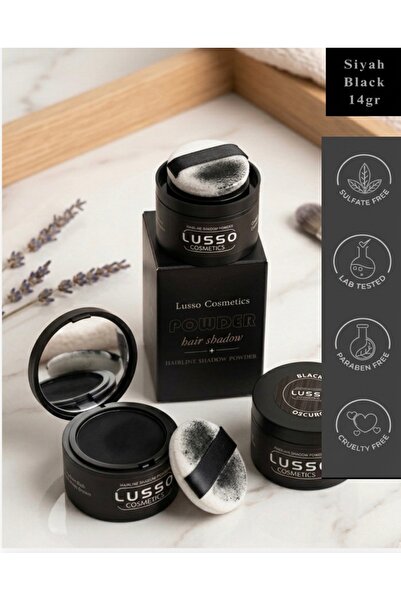 Lusso Cosmetics Suda Çıkmayan 14 Gr Saç Sakal Kaş Dolgunlaştırıcı Dip Boya To...