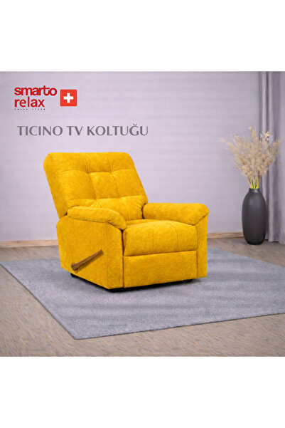 Smarto relax Smarto-Ticino Manuel Mekanizmalı ayak uzatma TV Koltuğu Berjer