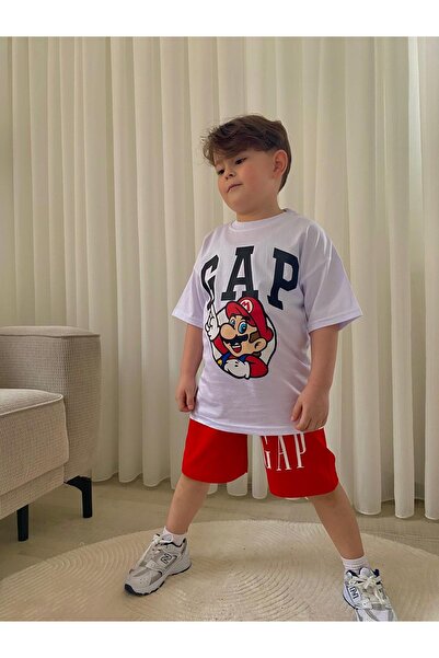 jeliboomkidswear Boy's Short-Sleeved 2-Piece Set with Shorts
