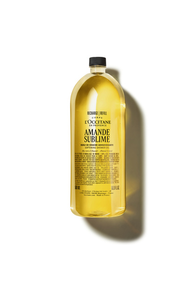 L'Occitane Almond Shower Oil Eco-Refill - Badem Duş Yağı Eko-Yedek 500 ml