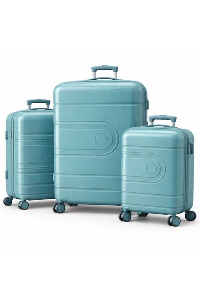 Shamouk 3-piece hard-shell luggage set – TSA lock – 360° wheels