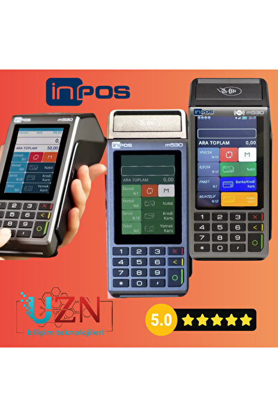 inPOS M530 Yeni Nesil Yazar Kasa POS - 4G Hızında Temassız Ödeme - QR Kod Öze...